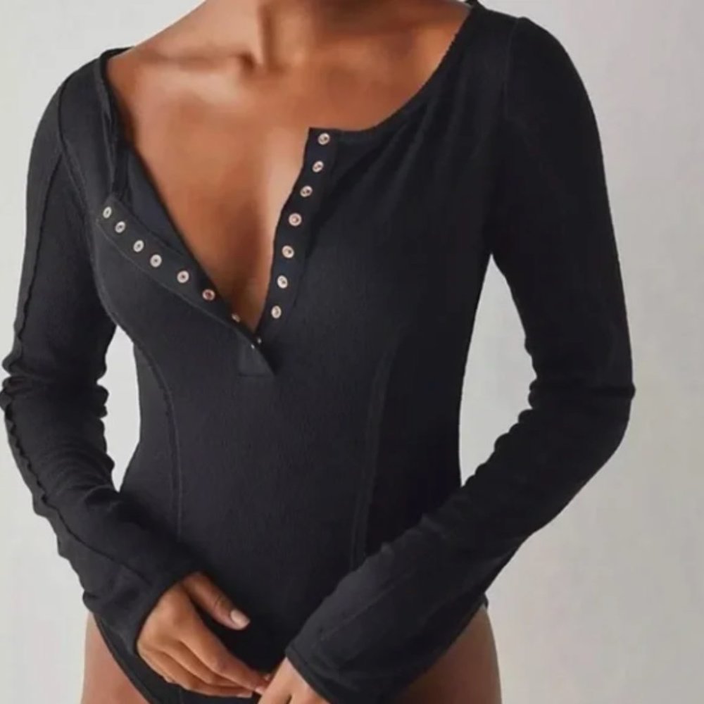 New - Free People Sloan Bodysuit